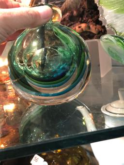 Blue/Green Art Glass Vase?