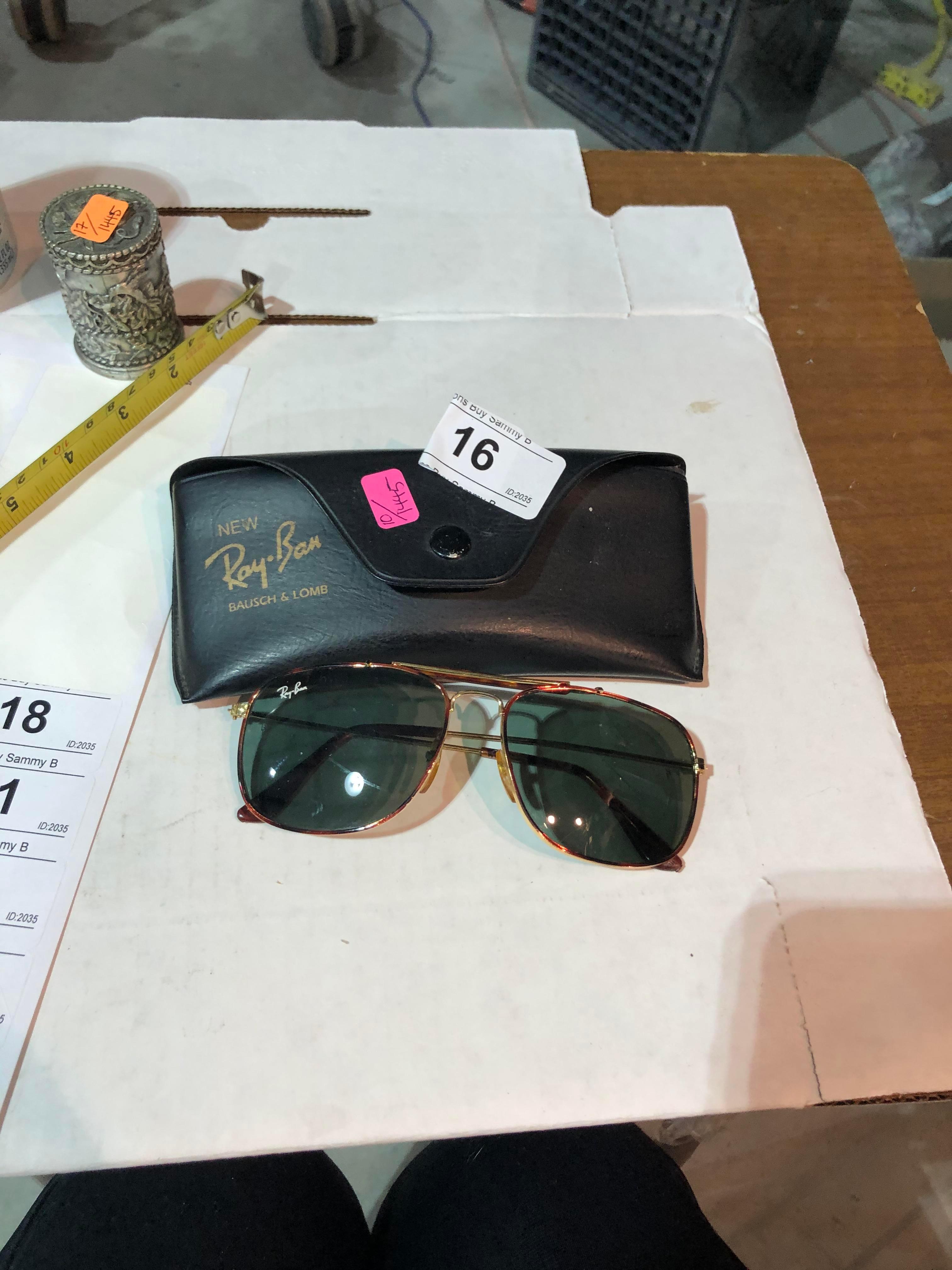 Rayban Sunglasses W/ Case