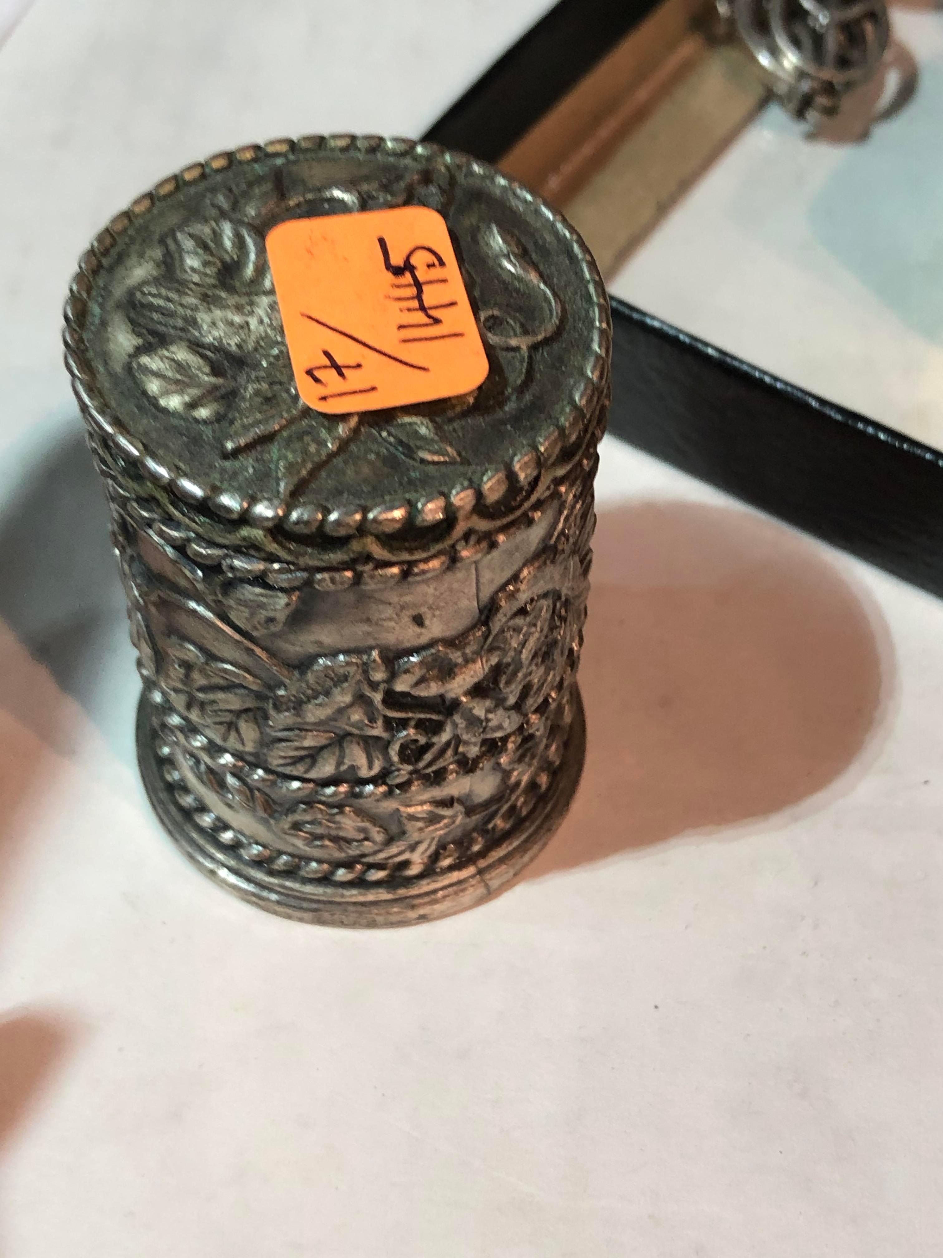 Vintage Metal Stamp Holder