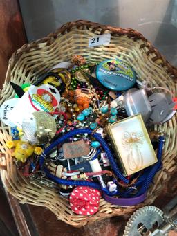 Basket of Jewelry, Watches & Ect
