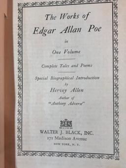 1927 Edition of Egar Allan Poe