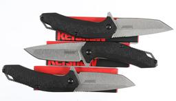 3 Kershaw knives