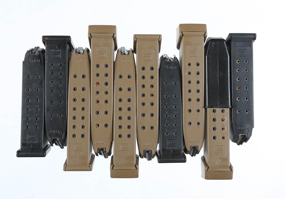 10 Glock magazines