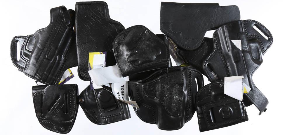 Lot of 10 holsters