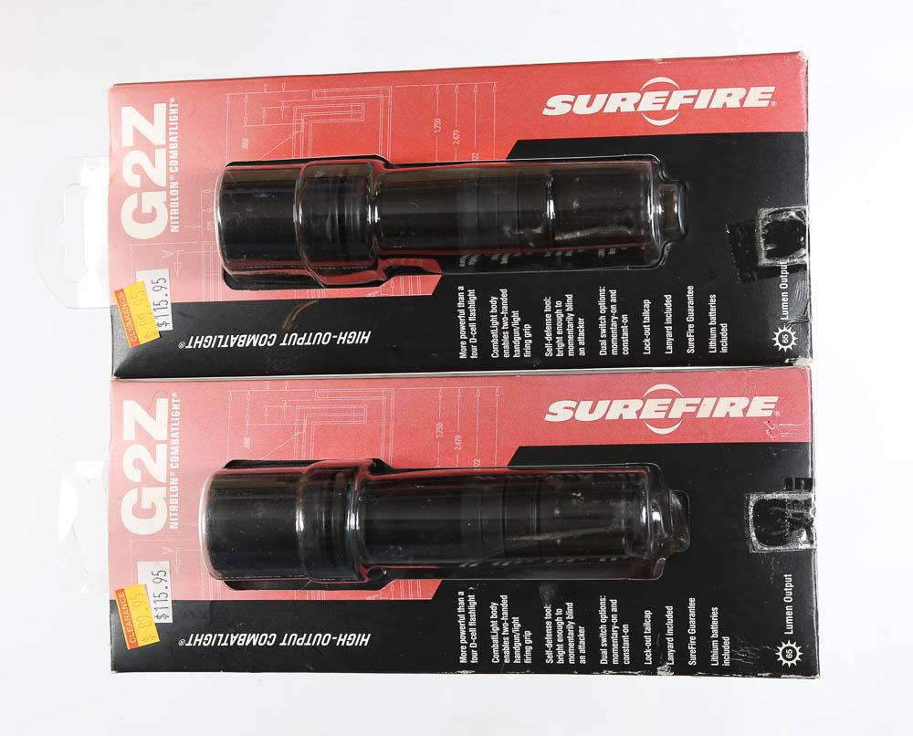 2 Surefire flashlights