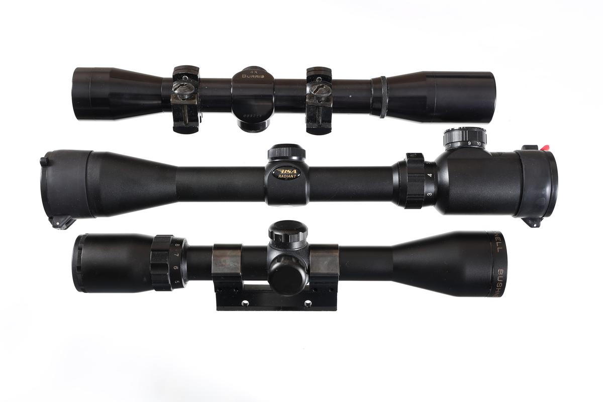 Burris, Bushnell & BSA scopes