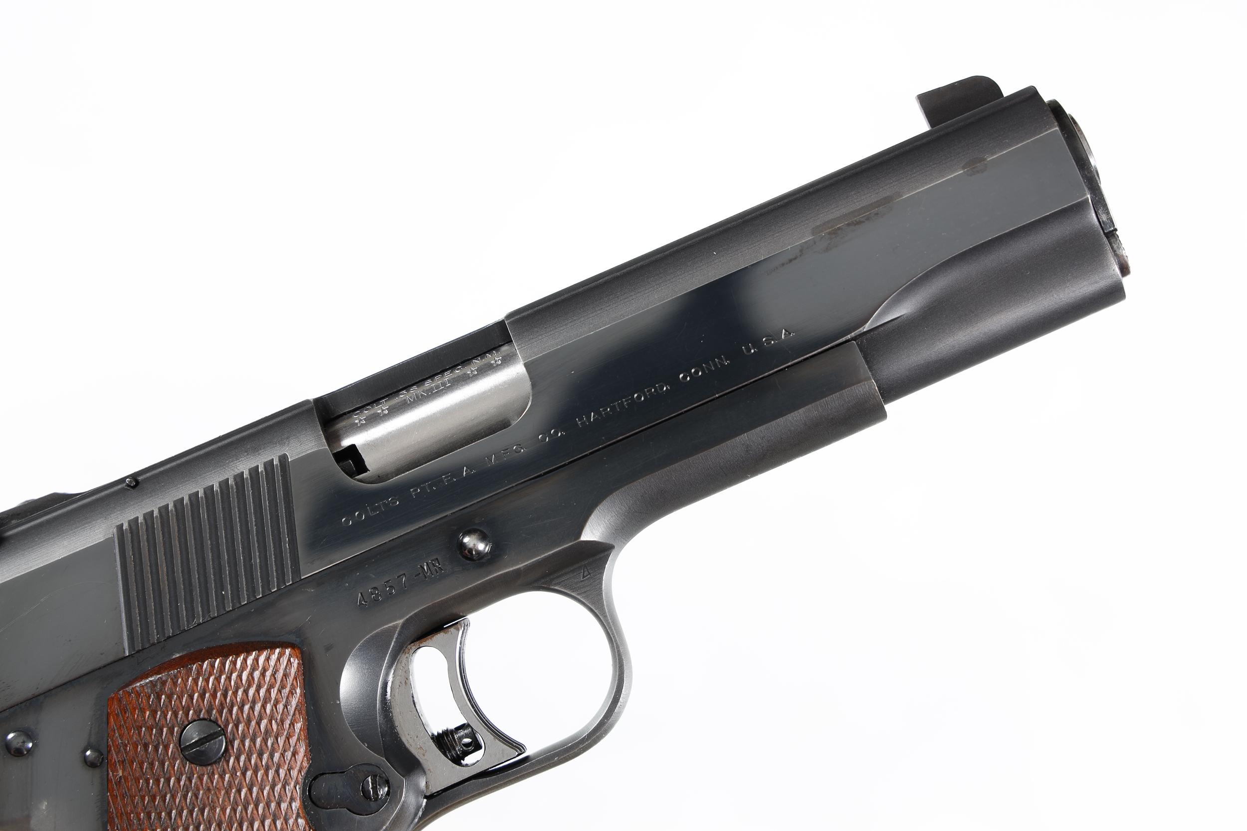 Colt National Match Pistol .38 spl