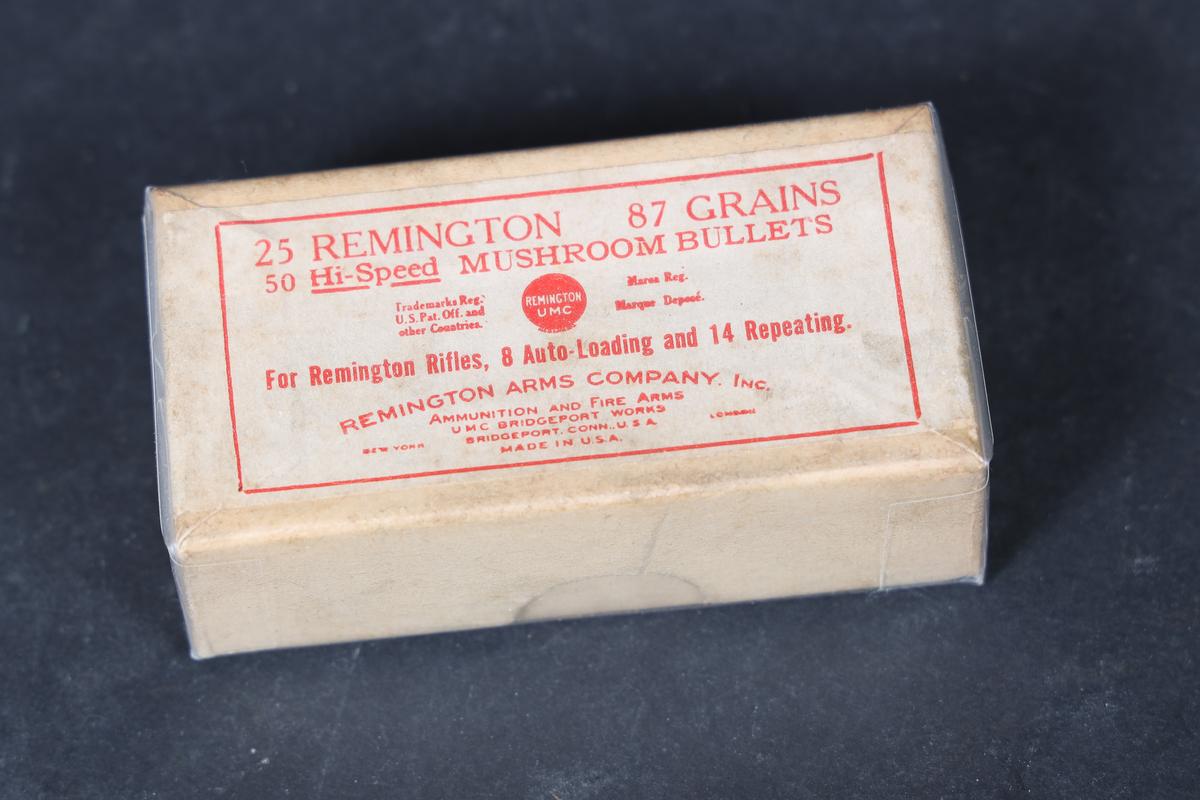 Vintage Remington .25 rem ammo