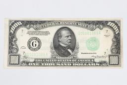 $1000 Federal Reserve Note