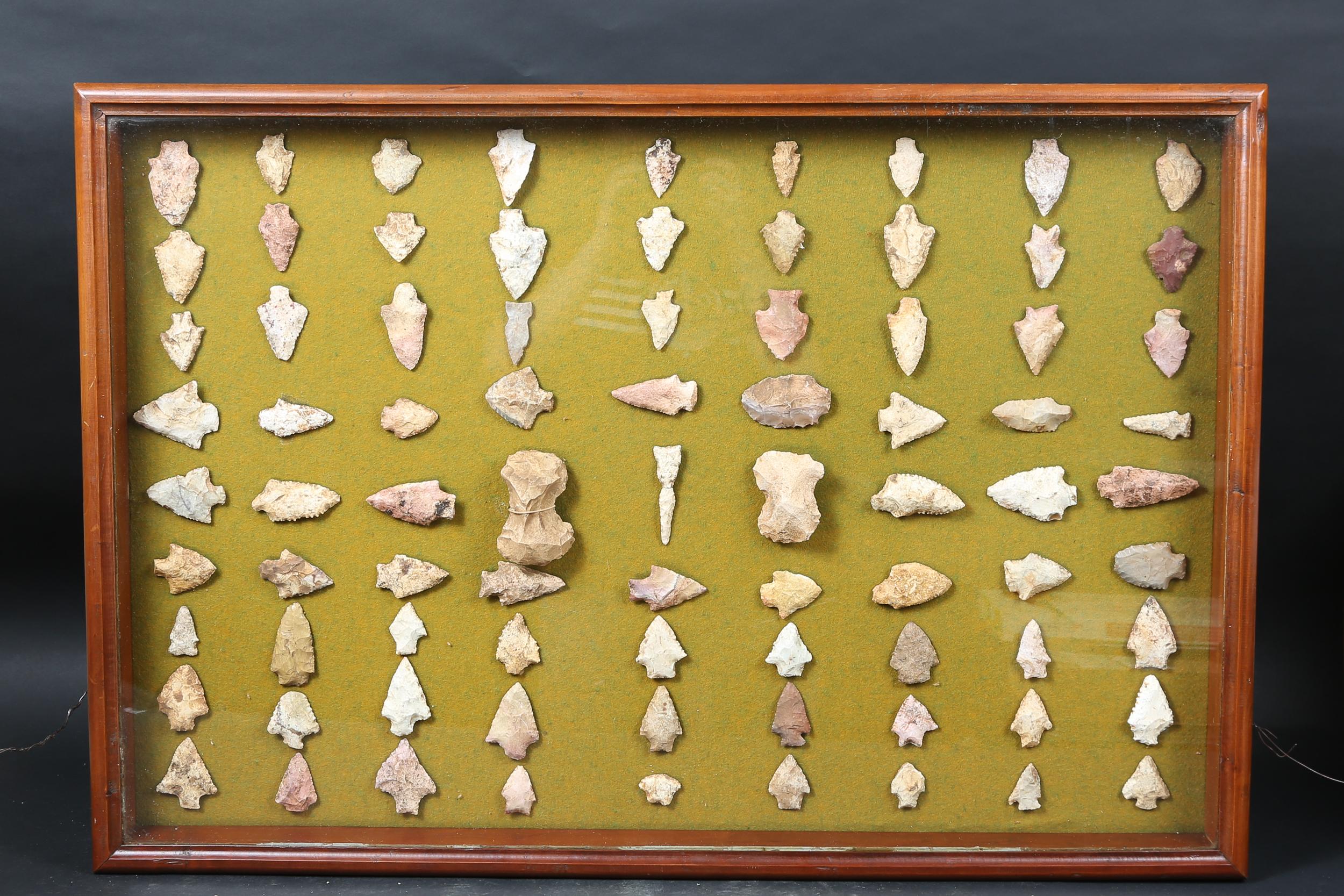 Lot of 81 Arrowheads