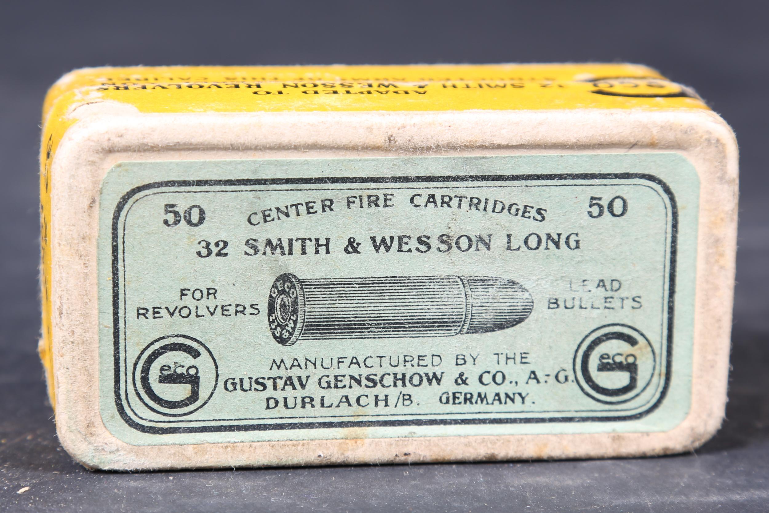 Vintage German .32 s&w long ammo