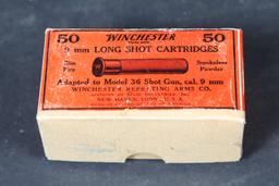 Vintage Winchester 9mm long shot ammo