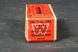 Vintage Winchester 9mm long shot ammo