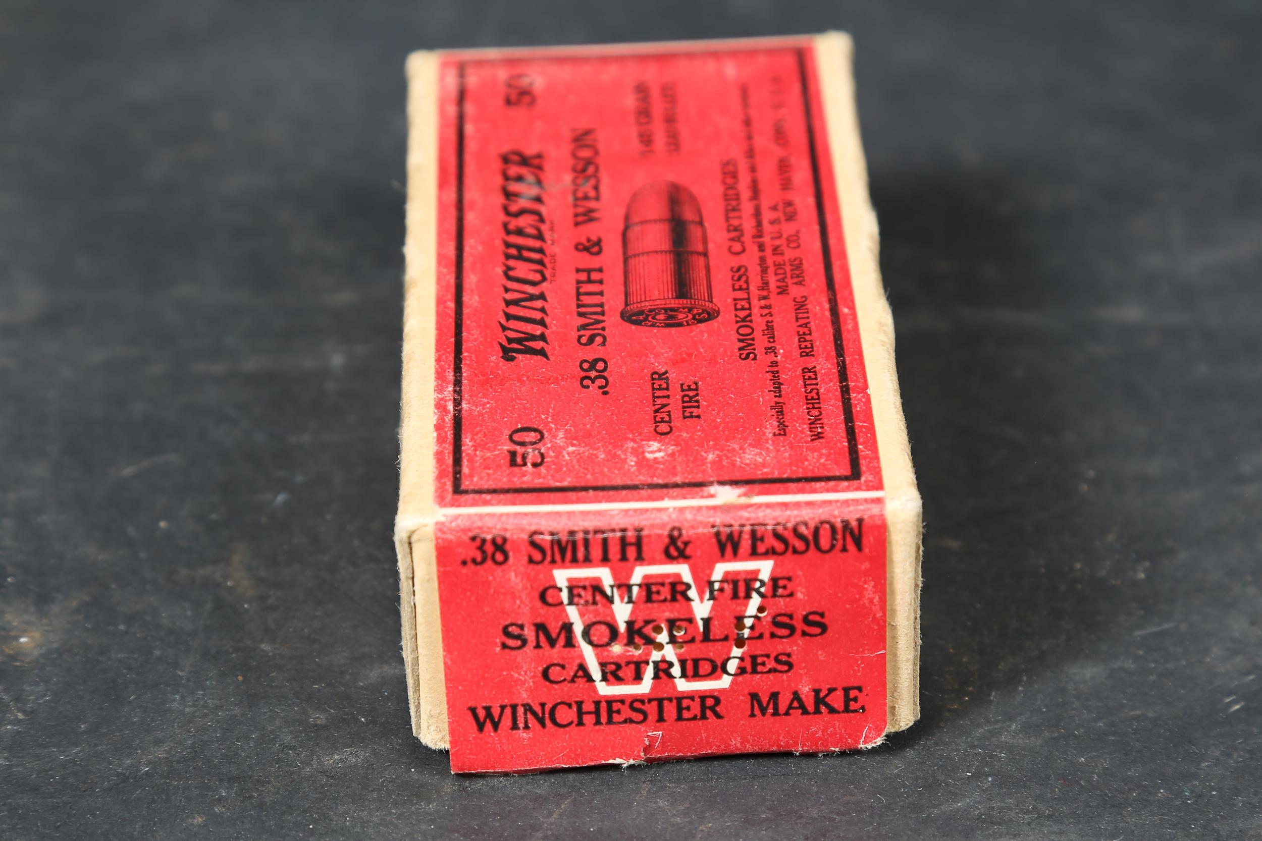 Vintage Winchester .38 S&W ammo