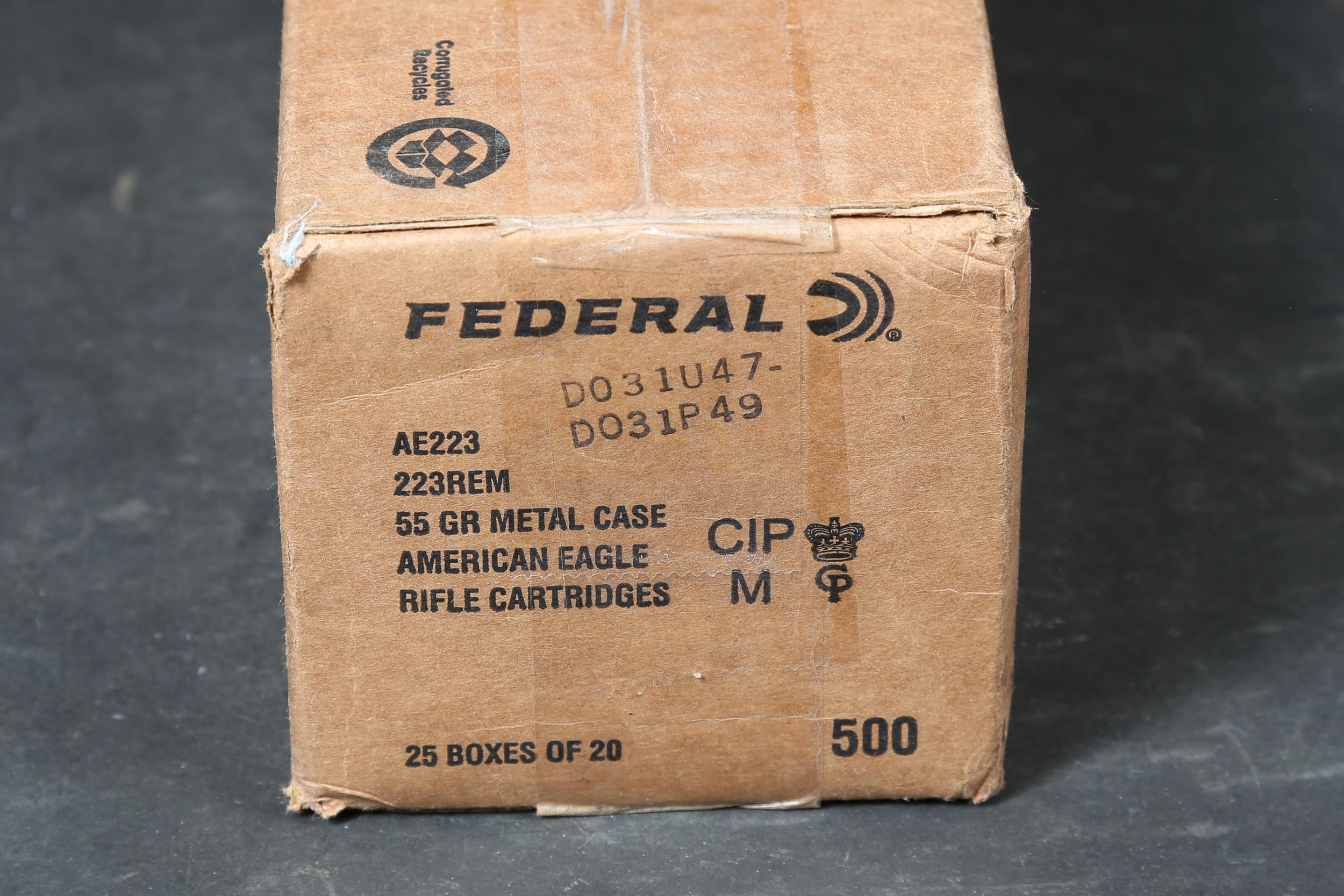 Case of .223 Rem Ammo