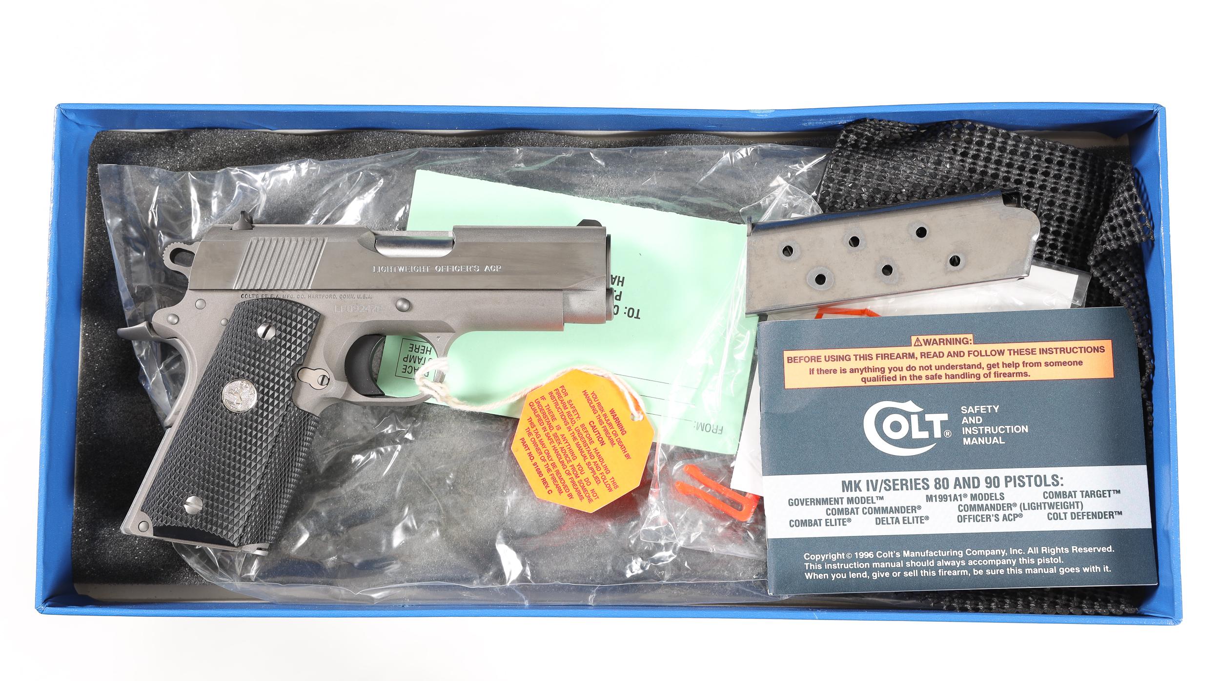 Colt LW Officers ACP Pistol .45 ACP