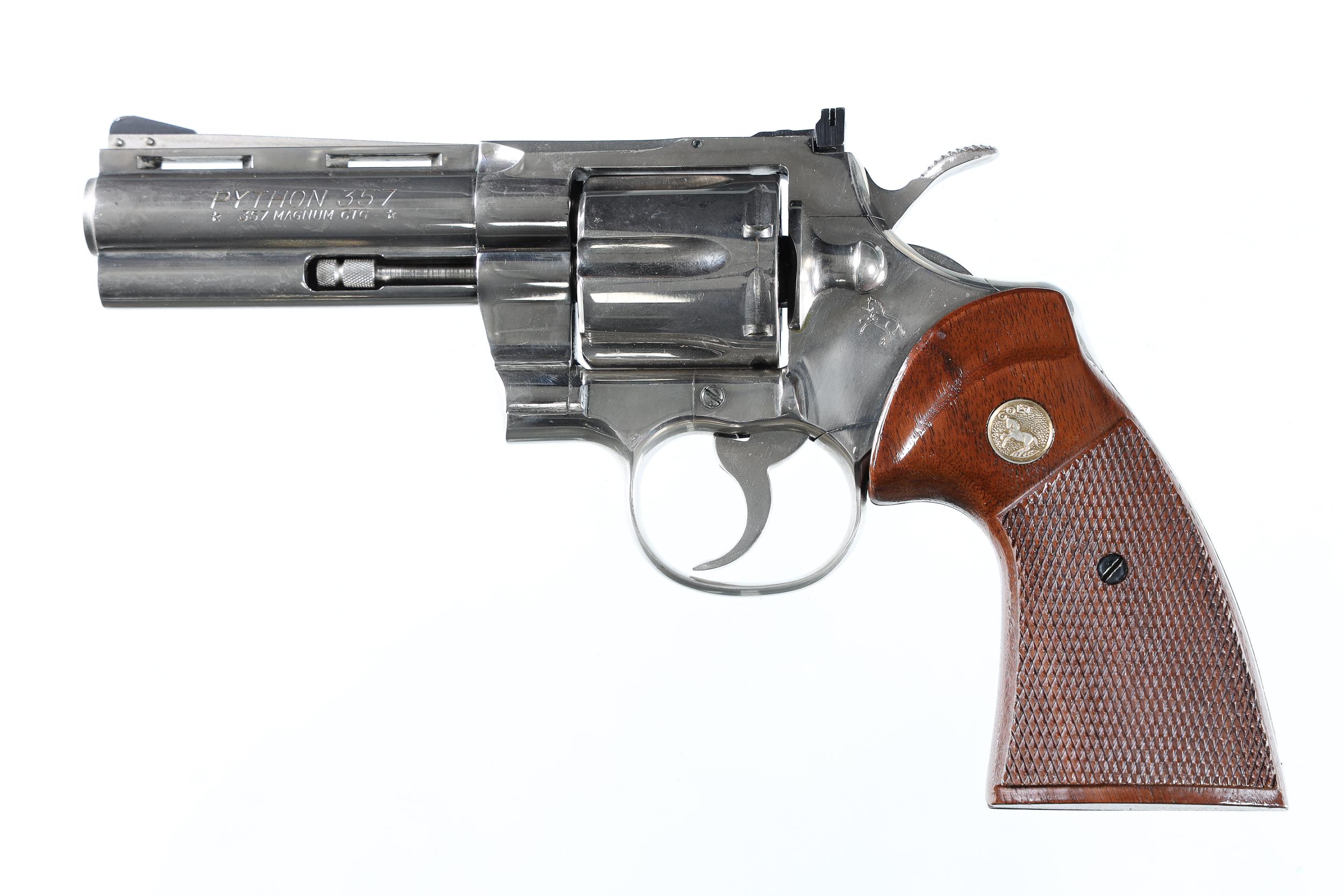 Colt Nickel Python Revolver .357 mag