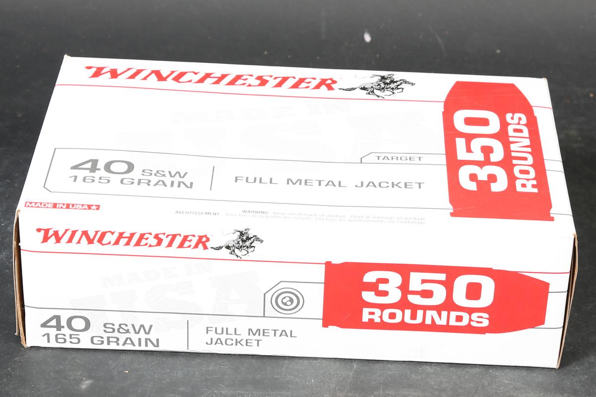 Case of Winchester .40 S&W Ammo