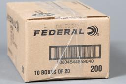 200rds Federal 9mm Luger ammo