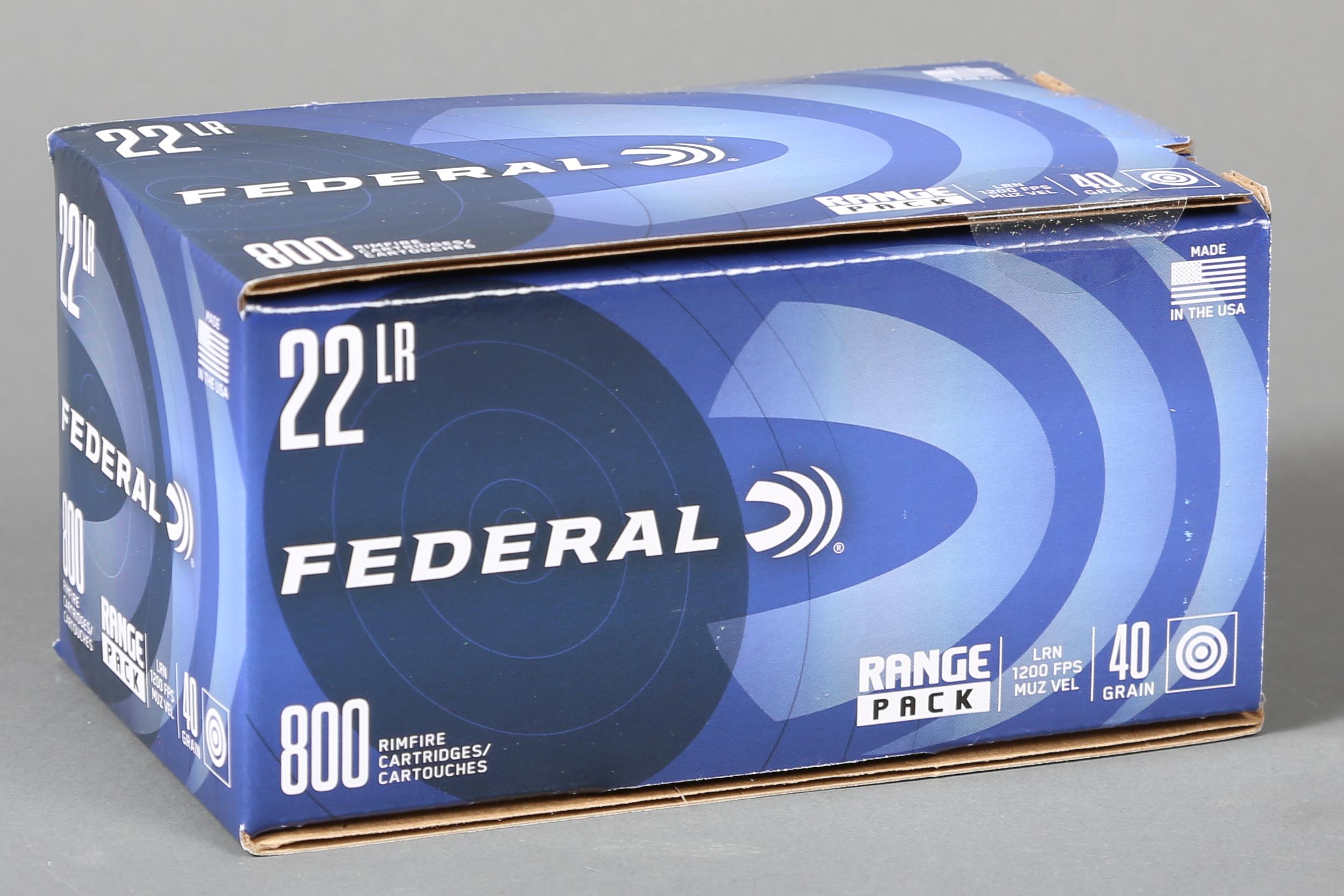 800rds Federal .22 lr ammo