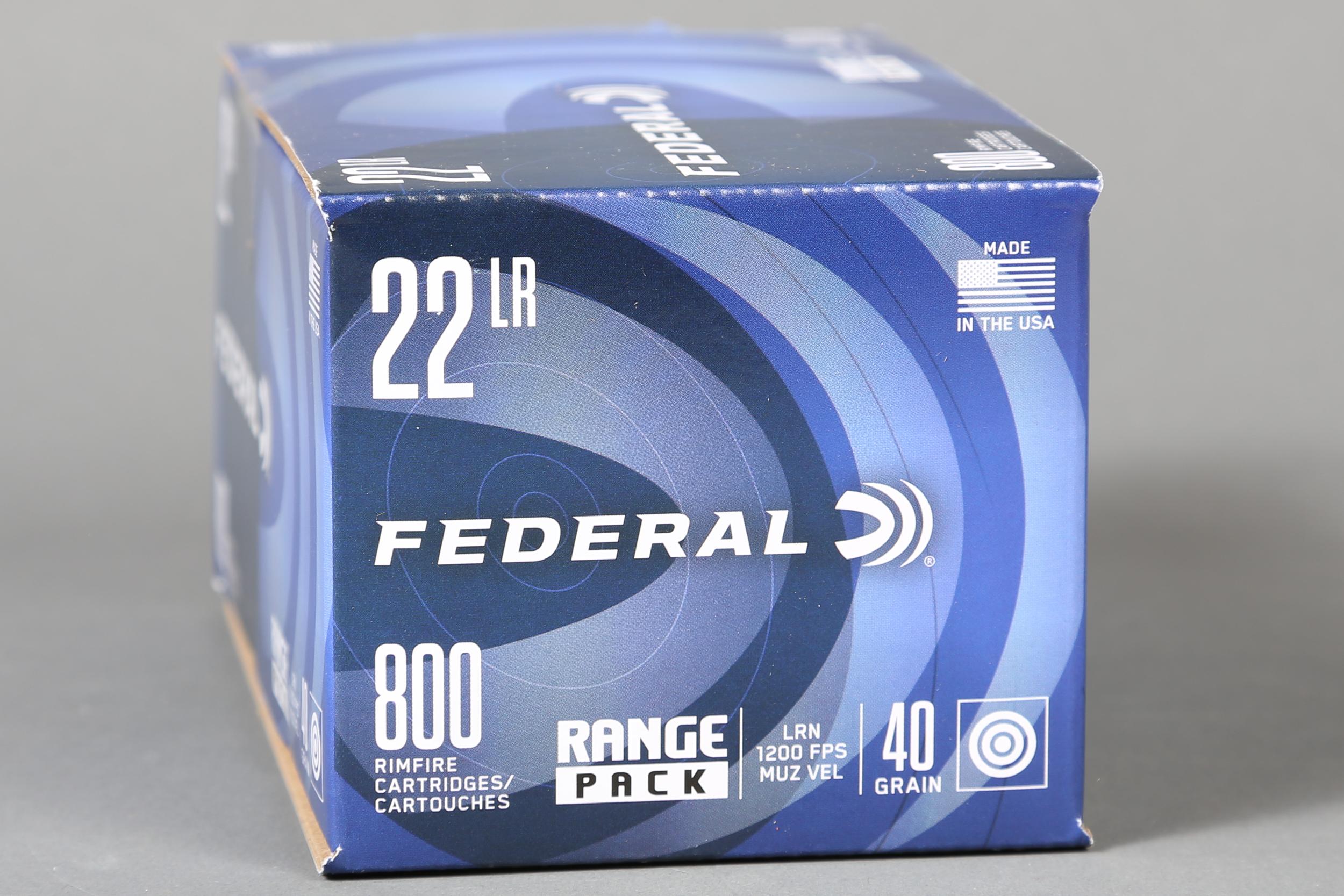 800rds Federal .22 lr ammo