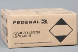 200rds Federal 9mm JHP ammo