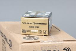 200rds Federal 9mm JHP ammo