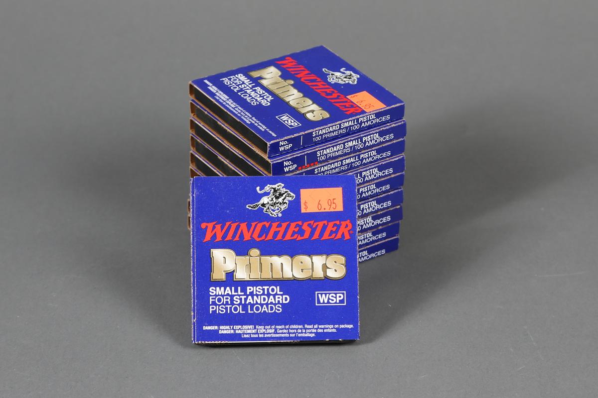 10 bxs Winchester Small Pistol Primers