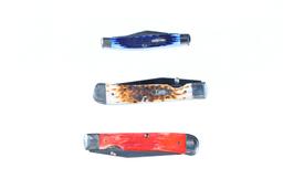 3 Case Folding Knives