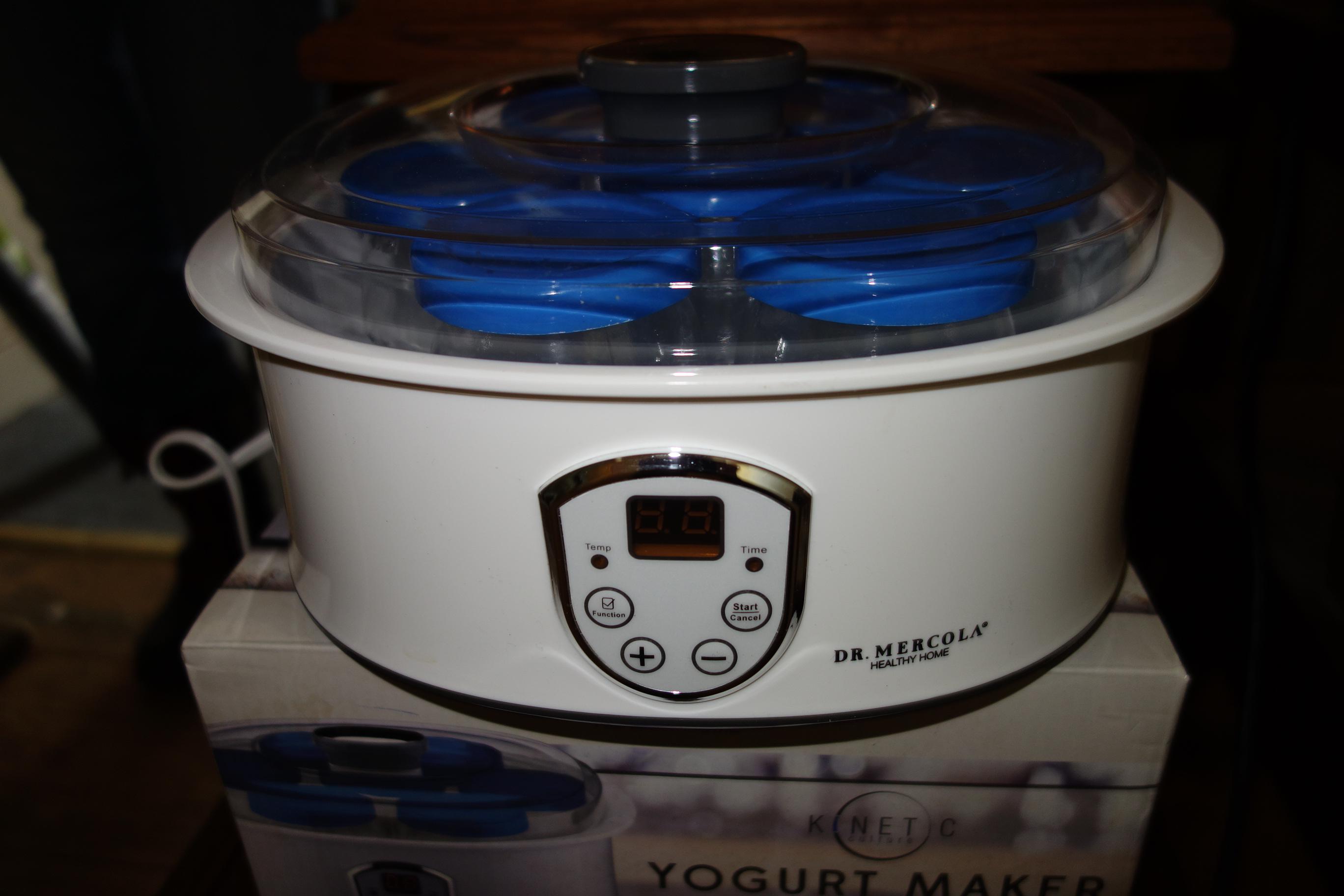 Dr. Mercola Kinetic Yogurt Maker- New