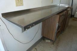 2 Stainless Shelf Tops w/Storage