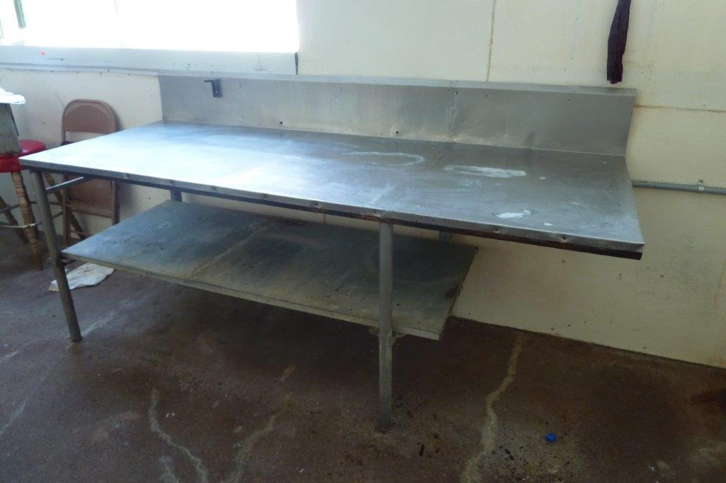 Stainless Table for Cutting Meat