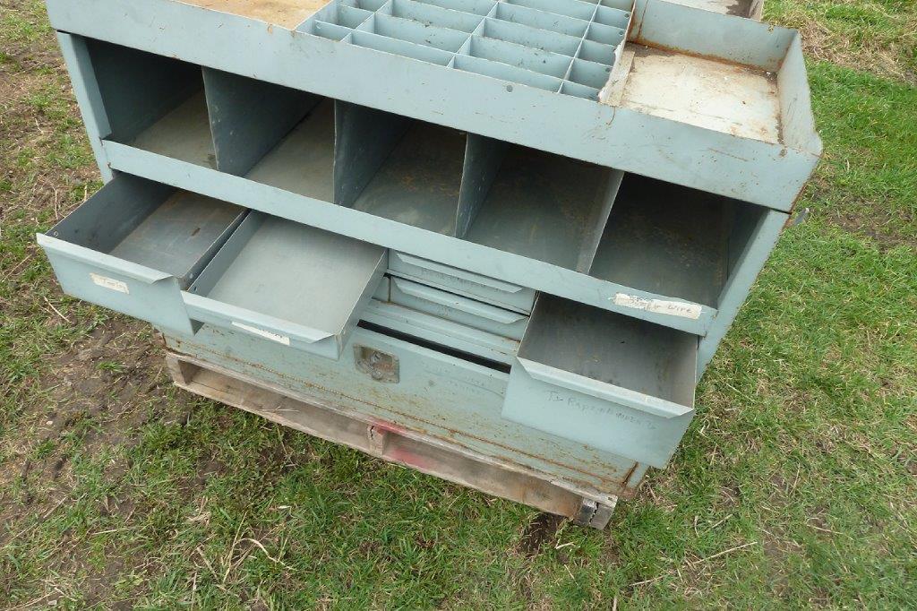 Pair of utility vehicle shelving/organizer