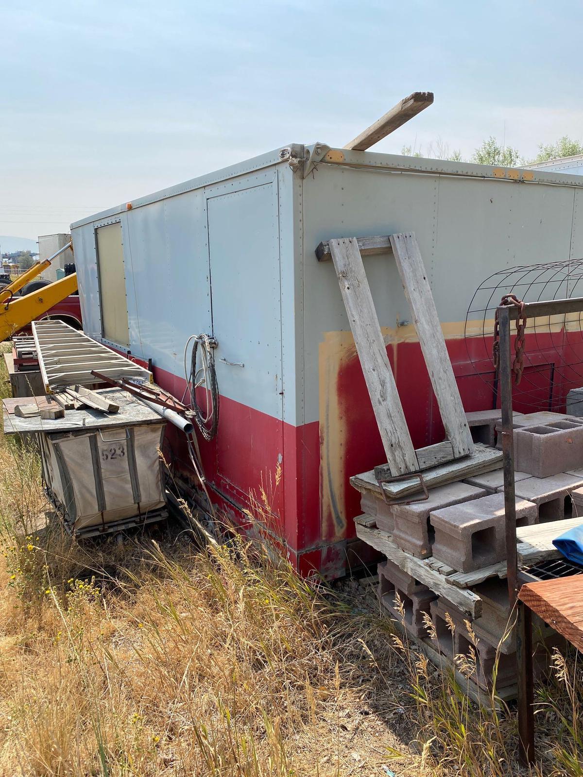 Storage trailer (old cooler)