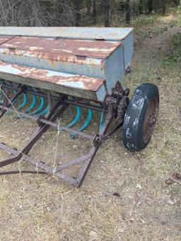 8 foot grain seeder with grass box manual lift