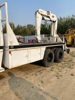 Ford 800 custom Cab boom truck with downrigger