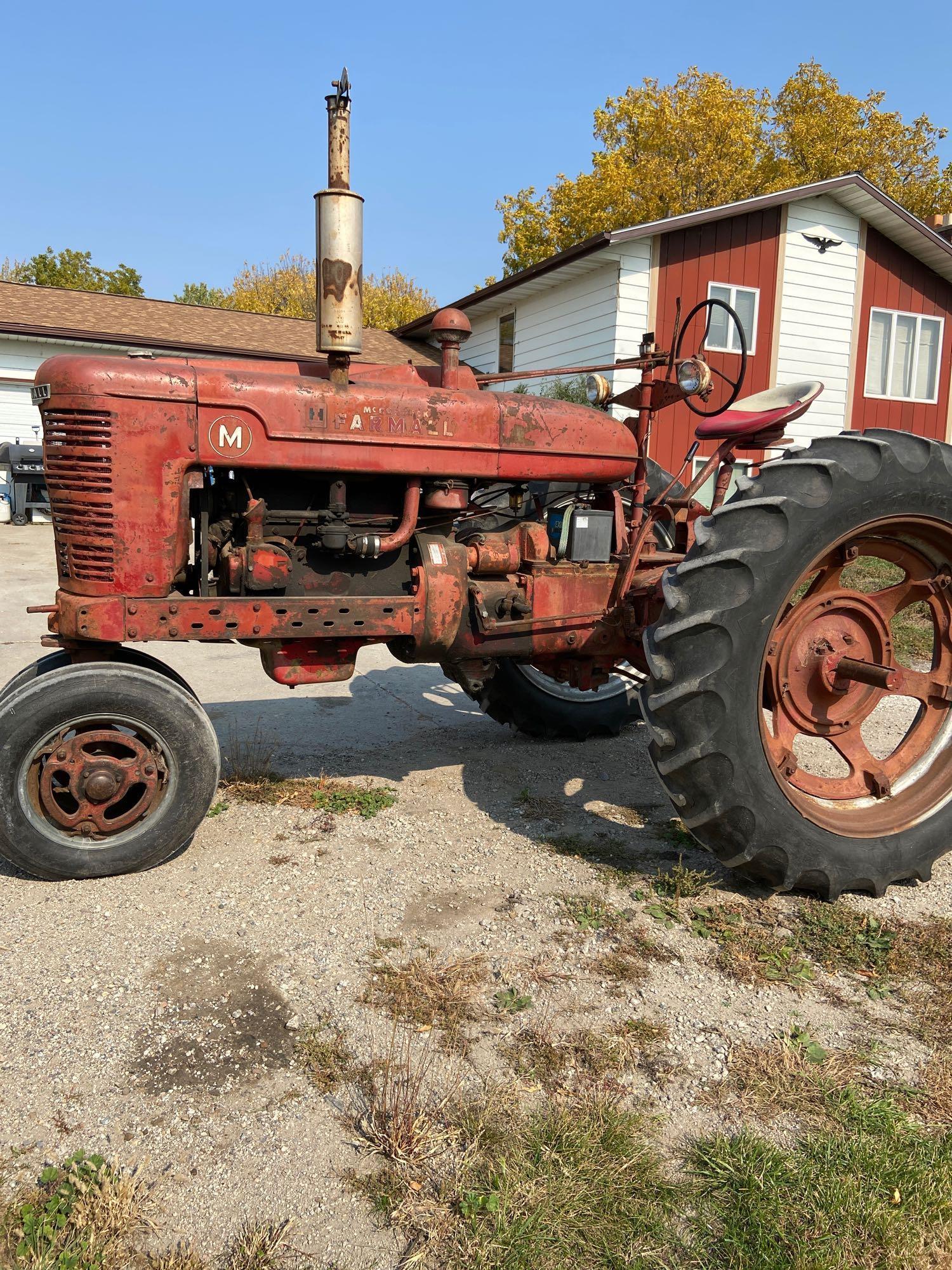 Farmall M tractor