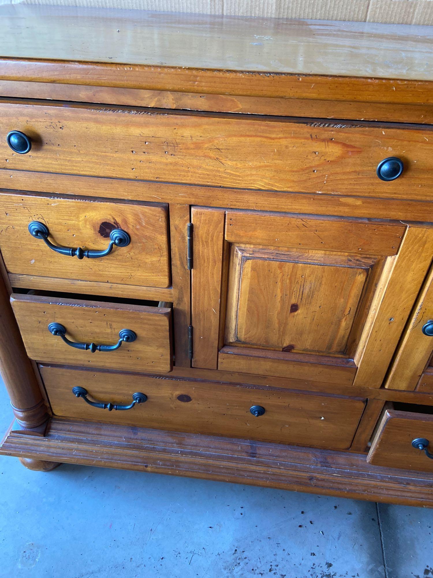 Three drawer cabinet nightstand and dresser