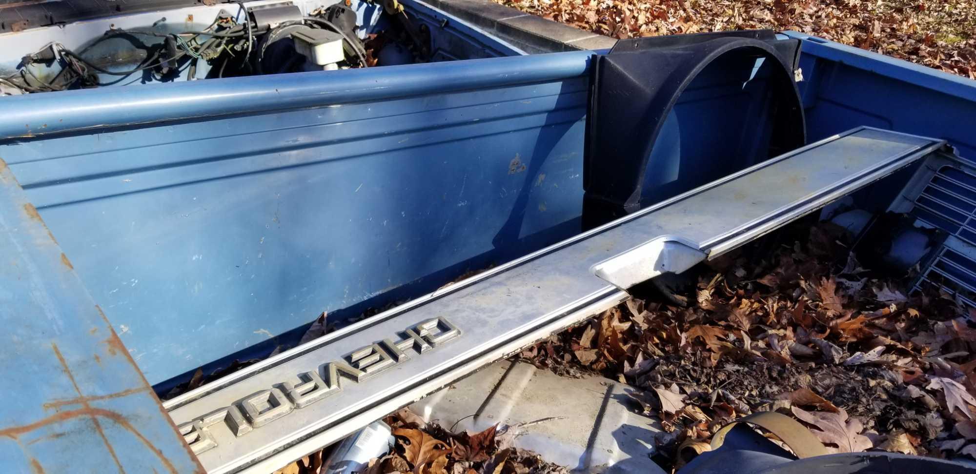 Old GMC Truck bed
