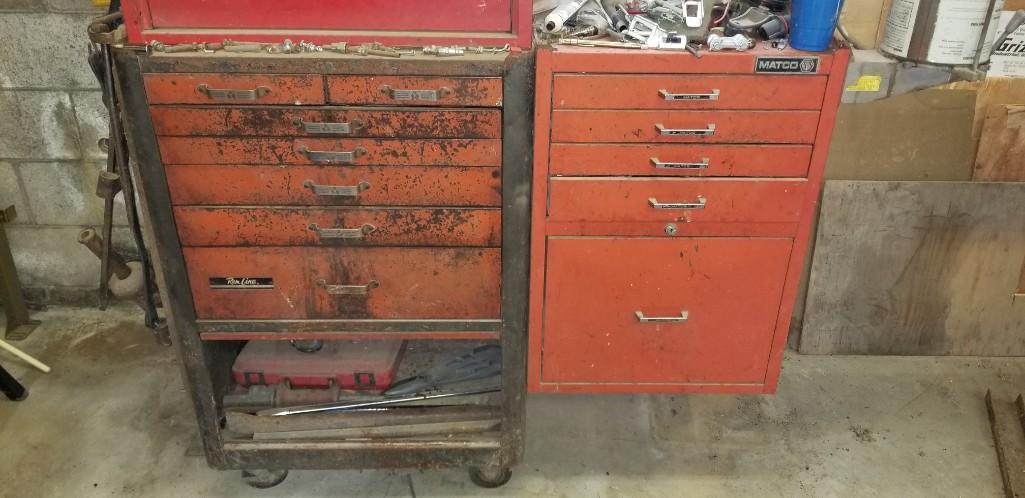 Big Rolling Tool Box and Tools