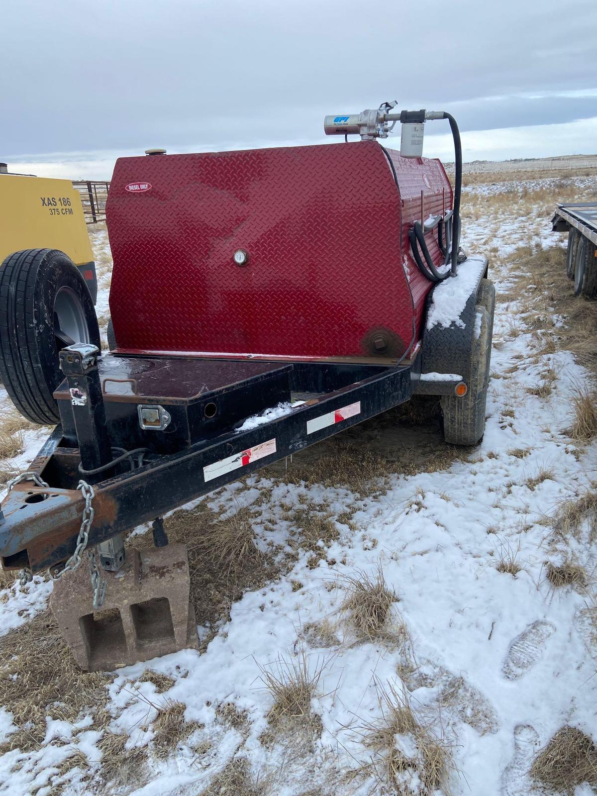 750 gallon Fuel trailer