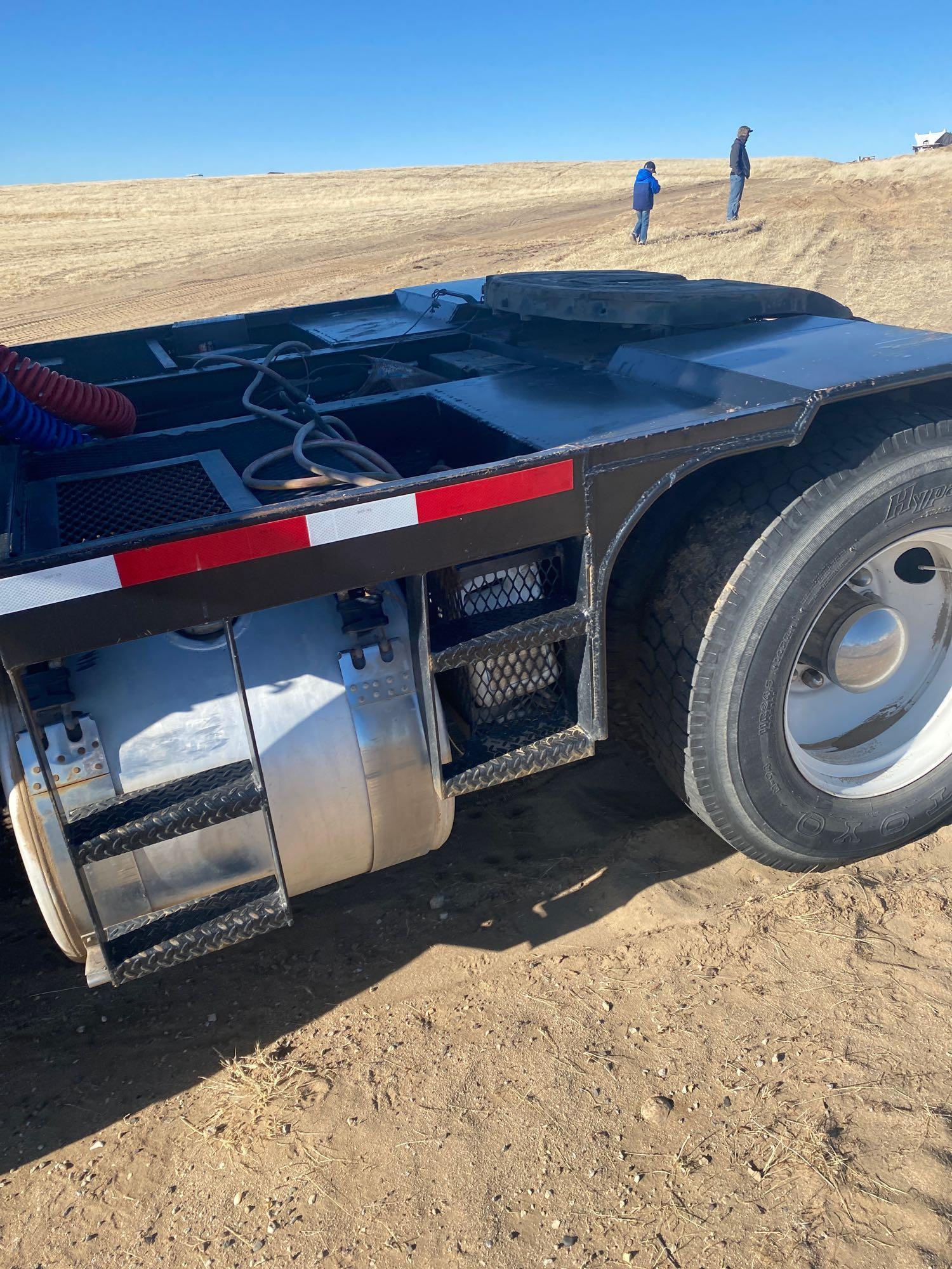 1973 white Freightliner single axle semi tractor