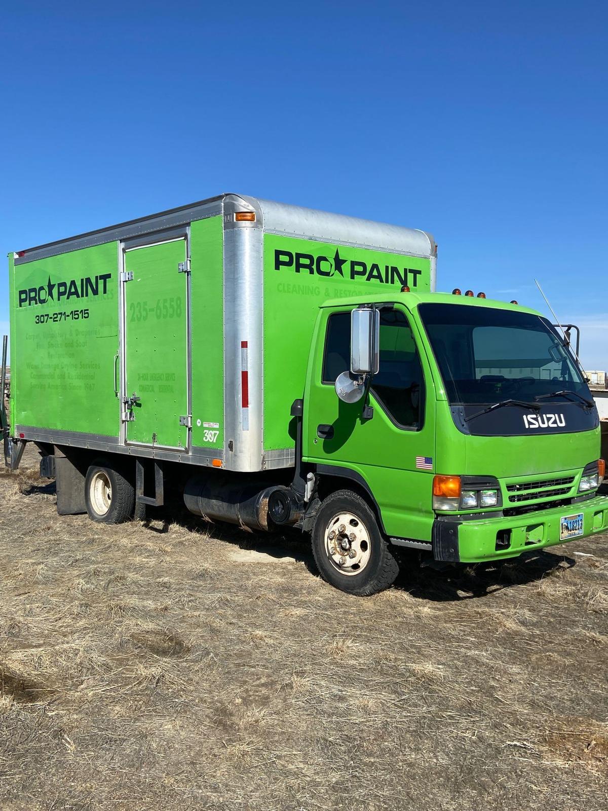 Isuzu box truck