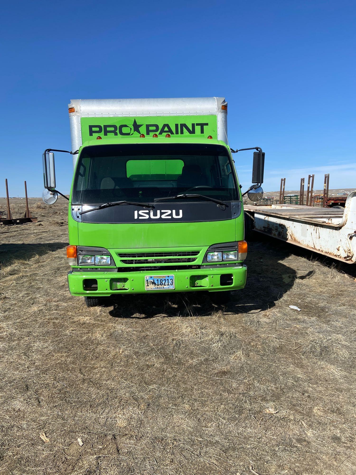 Isuzu box truck