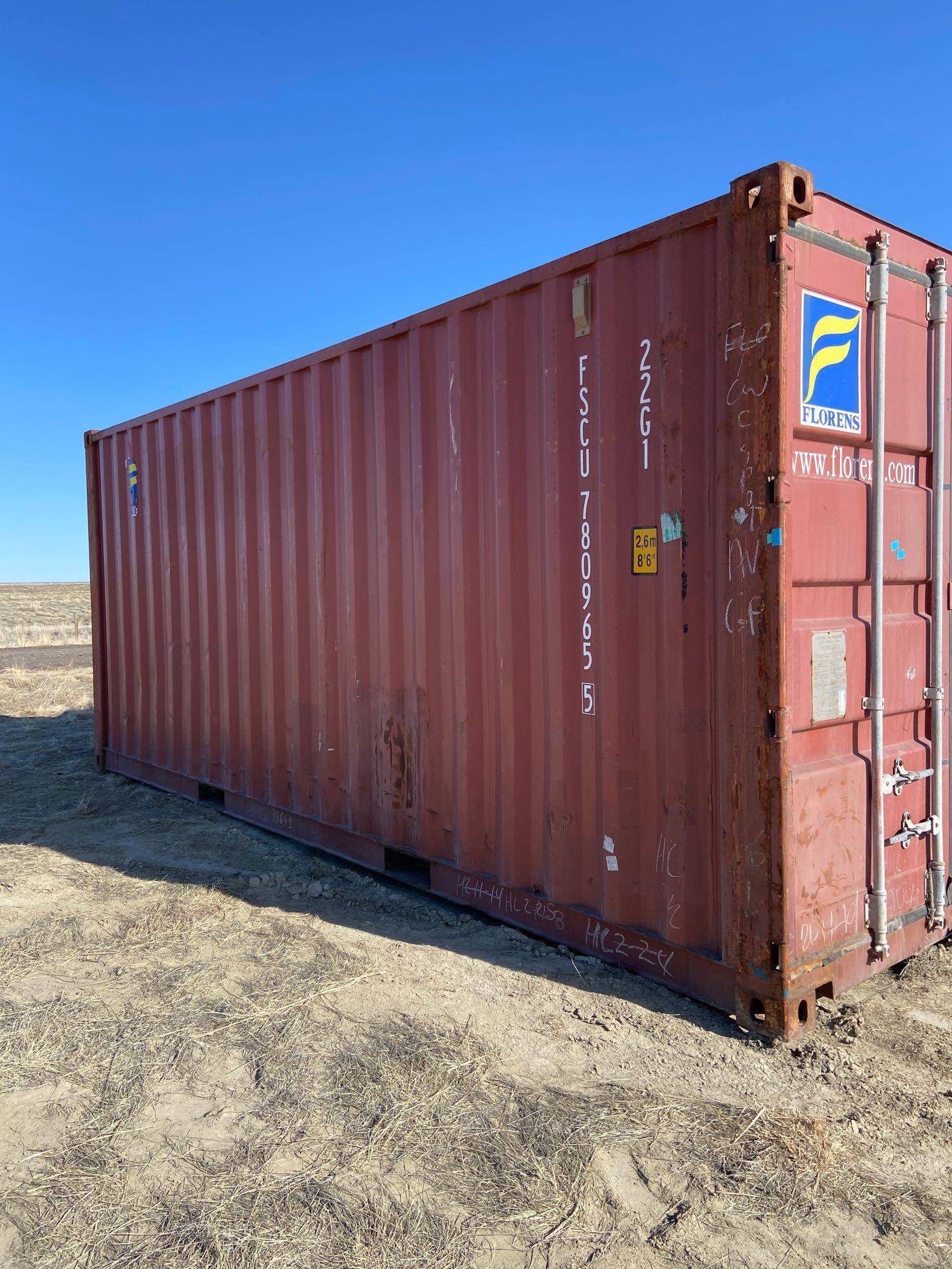 Used shipping container