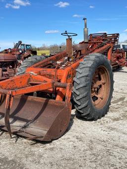 Reverse M Farmall loader tractor