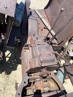 Steel wheel parts tractor