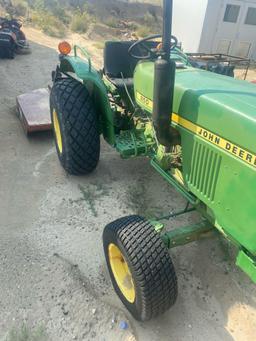 John Deere utility tractor