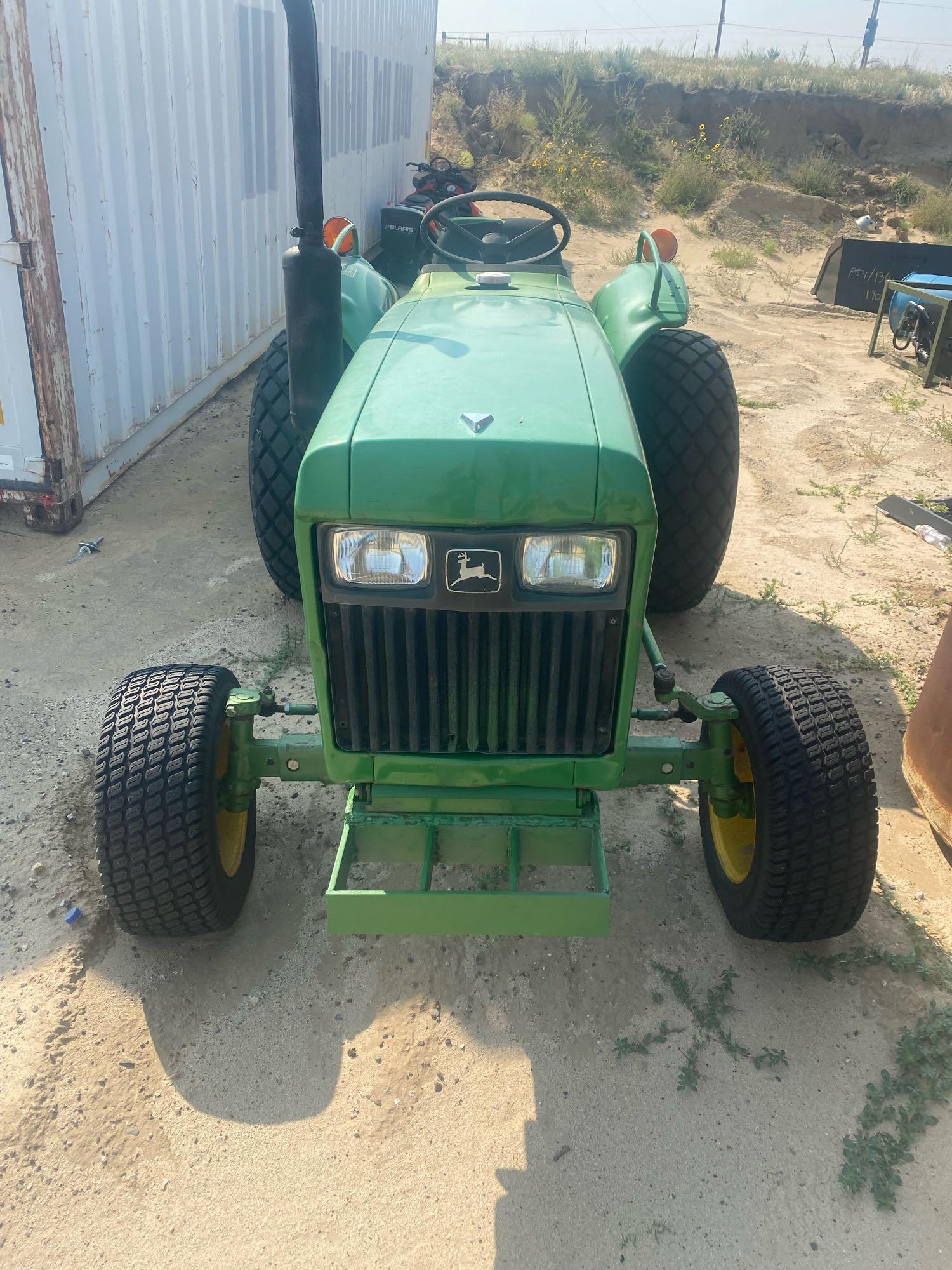 John Deere utility tractor