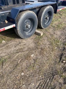 16 foot tandem trailer with 8000 pound axles